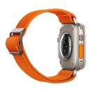 Spigen Lite Fit Ultra Apple Watch Ultra 3 / 2 / 1 49mm / 10 /  9 / 8 / 7 45mm / SE / 6 / 5 / 4 44mm / 3 / 2 / 1 42mm szövet szíj, narancs