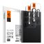 Spigen Glas.tR EZ Fit Optik Pro Samsung Galaxy S23 Ultra Tempered kameralencse-védő fólia felhelyező kerettel, fekete (2db)