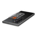 Spigen Glas.tR EZ Fit Optik Pro Samsung Galaxy S23 Ultra Tempered kameralencse-védő fólia felhelyező kerettel, fekete (2db)