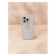   Uniq Coehl Lumino Apple iPhone 14 Pro, MagSafe szilikon tok, csillámló ezüst