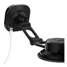 Spigen OneTap ITS35-3 Magsafe mágneses tapadókorongos autós tartó szélvédőre, műszerfalra, fekete