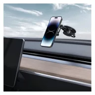   Spigen OneTap ITS35-3 Magsafe mágneses tapadókorongos autós tartó szélvédőre, műszerfalra, fekete