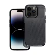   Forcell Carbon Premium Apple iPhone 14 Pro karbon mintás szilikon tok, fekete