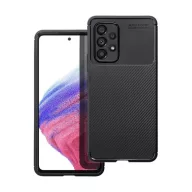   Forcell Carbon Premium Samsung Galaxy A13 5G / A04S karbon mintás szilikon tok, fekete