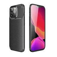   Forcell Carbon Premium Samsung Galaxy A32 LTE ( 4G ) karbon mintás szilikon tok, fekete