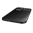 Forcell Carbon Premium Xiaomi Redmi 9A / 9AT karbon mintás szilikon tok, fekete