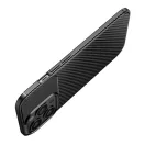 Forcell Carbon Premium Xiaomi Redmi 9A / 9AT karbon mintás szilikon tok, fekete