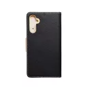 Fancy Samsung Galaxy A34 5G  flip tok, fekete-arany