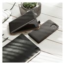 Flip tok szilikon belsővel  Samsung Galaxy A54 5G , fekete