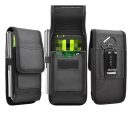 Forcell Oxford univerzális álló övre tehető tok, Apple iPhone 8/12 mini/13 mini/Samsung Galaxy A53