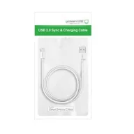   Ugreen MFi USB / Lightning töltő- és adatkábel, 1m, fehér
