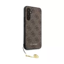 Guess 4G Charms Samsung Galaxy A54 5G szilikon tok, barna