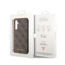 Guess 4G Charms Samsung Galaxy A54 5G szilikon tok, barna