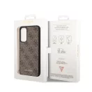 Guess 4G Charms Samsung Galaxy A34 5G szilikon tok, barna