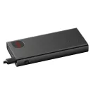 Baseus Adaman Metal Power bank / külső akkumulátor, 20000mAh, 22,5W (fekete)