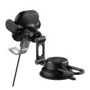 Spigen OneTap UTS35W univerzális autós tartó wireless töltővel, szélvédőre, műszerfalra