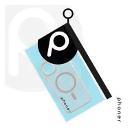   Phoner Apple iPhone 14 Pro Hybrid Mag MagSafe kemény hátlap tok, halvány barack