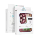 Mini bumper szilikon tok, Apple iPhone 12 Pro, cseresznye