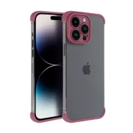   Mini bumper szilikon tok, Apple iPhone 12 Pro Max, cseresznye