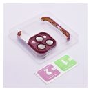 Mini bumper szilikon tok, Apple iPhone 12 Pro Max, cseresznye