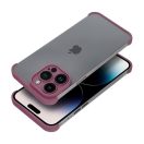 Mini bumper szilikon tok, Apple iPhone 14 Pro, cseresznye