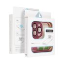 Mini bumper szilikon tok, Apple iPhone 14 Pro, cseresznye