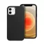 Frame Apple iPhone 12/12 Pro közepesen ütésálló tok kameravédő kerettel, fekete