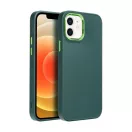 Frame Apple iPhone 12/12 Pro közepesen ütésálló tok kameravédő kerettel, zöld