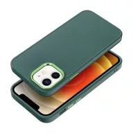   Frame Apple iPhone 12/12 Pro közepesen ütésálló tok kameravédő kerettel, zöld