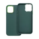 Frame Apple iPhone 12/12 Pro közepesen ütésálló tok kameravédő kerettel, zöld