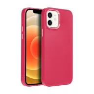   Frame Apple iPhone 12/12 Pro közepesen ütésálló tok kameravédő kerettel, magenta