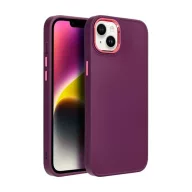   Frame Apple iPhone 14 Plus közepesen ütésálló tok kameravédő kerettel, lila