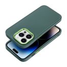 Frame Apple iPhone 14 Pro közepesen ütésálló tok kameravédő kerettel, zöld