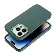  Frame Apple iPhone 14 Pro közepesen ütésálló tok kameravédő kerettel, zöld