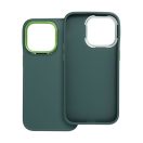 Frame Apple iPhone 14 Pro közepesen ütésálló tok kameravédő kerettel, zöld