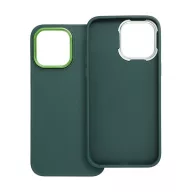   Frame Apple iPhone 14 Pro Max közepesen ütésálló tok kameravédő kerettel, zöld