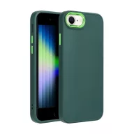   Frame Apple iPhone 7/8/SE 2020/SE 2022 közepesen ütésálló tok kameravédő kerettel, zöld