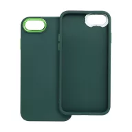   Frame Apple iPhone 7/8/SE 2020/SE 2022 közepesen ütésálló tok kameravédő kerettel, zöld