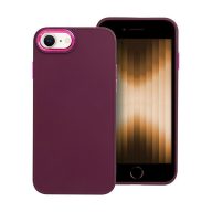   Frame Apple iPhone 7/8/SE 2020/SE 2022 közepesen ütésálló tok kameravédő kerettel, lila