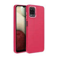   Frame Samsung Galaxy A12 közepesen ütésálló tok kameravédő kerettel, magenta