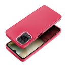Frame Samsung Galaxy A12 közepesen ütésálló tok kameravédő kerettel, magenta