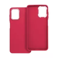  Frame Samsung Galaxy A12 közepesen ütésálló tok kameravédő kerettel, magenta