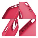 Frame Samsung Galaxy A12 közepesen ütésálló tok kameravédő kerettel, magenta