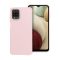 Frame Samsung Galaxy A12 szilikon tok, rózsaszín