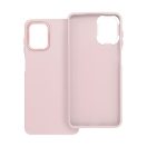 Frame Samsung Galaxy A12 szilikon tok, rózsaszín