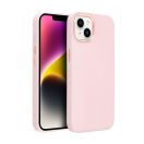 Frame Samsung Galaxy A14 4G/A14 5G  közepesen ütésálló tok kameravédő kerettel, rózsaszín