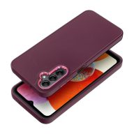   Frame Samsung Galaxy A14 4G/A14 5G  közepesen ütésálló tok kameravédő kerettel, lila