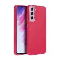   Frame Samsung Galaxy S21 FE közepesen ütésálló tok kameravédő kerettel, magenta