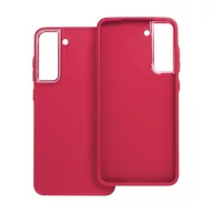   Frame Samsung Galaxy S21 FE közepesen ütésálló tok kameravédő kerettel, magenta