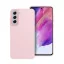 Frame Samsung Galaxy S21 FE közepesen ütésálló tok kameravédő kerettel, rózsaszín